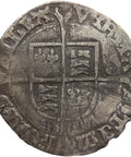1553 - 1554 England 1 Groat Mary Four Pence Silver Coin Tudor Hammered Pomegranate Mint