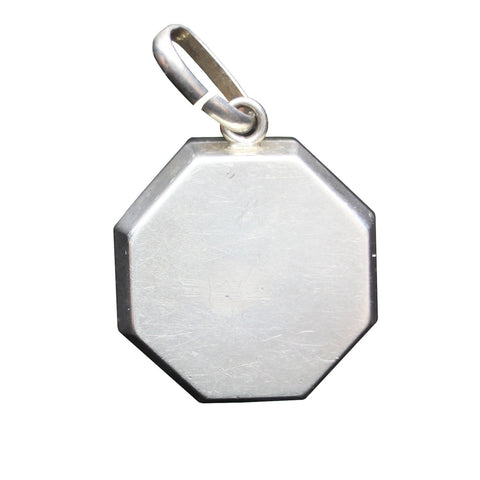 1970’s Vintage Sterling Silver Fossil Ammonites Jurassic Period Imitation Pendant