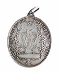 Silver Virgin Mary Congregation of the Children of Mary Medal Religion Pendant