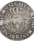 1726 K 1/5 Écu France Louis XV Silver Coin Bordeaux Mint