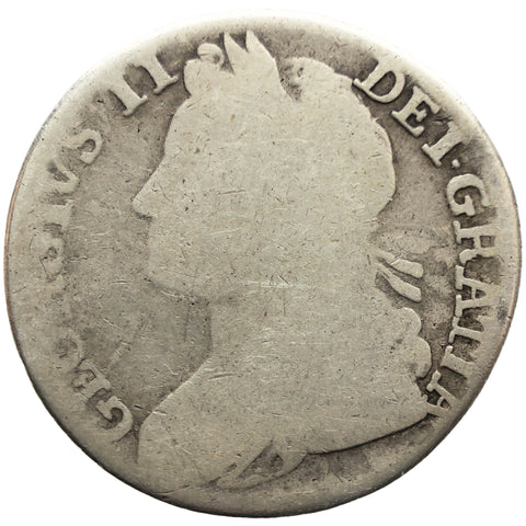 1739 Shilling George II Coin Silver United Kingdom