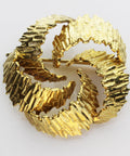 Vintage Brooch Gold Rolled