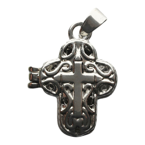 Cross Locket Religious Vintage Pendant