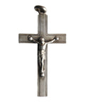 Vintage Crucifix Pendant Cross Sterling Silver