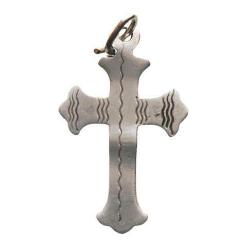 Pendant Crucifix Cross Vintage Sterling Silver