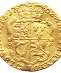 Gold 1762 Quarter Guinea George III Great Britain Coin