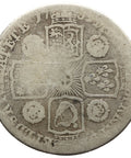 1739 Shilling George II Coin Silver United Kingdom