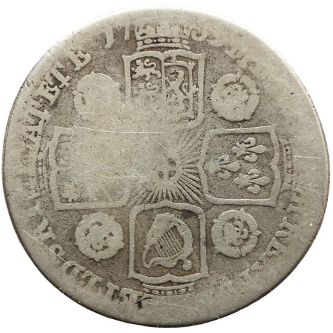 1739 Shilling George II Coin Silver United Kingdom