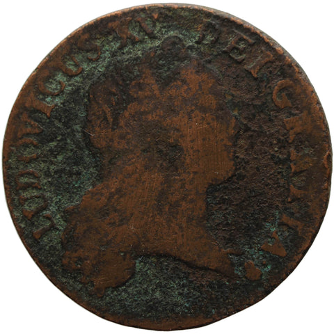 1720 S 1 Sol Louis XV France Coin