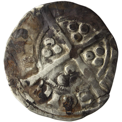 England 1300 -1302 Edward I One Penny Coin Silver Bristol Mint class 9b