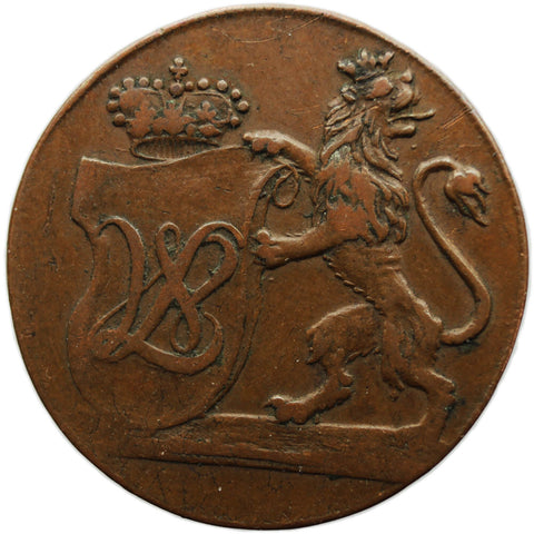 1792 2 Heller Landgraviate of Hessen-Kassel German states Wilhelm IX Coin