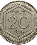 1918 20 Centesimi Italy Coin Vittorio Emanuele III