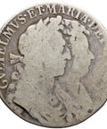 1689 Half Crown William and Mary Silver Coin United Kingdom