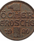1920 10 Pfennig City of Aachen Germany Coin Notgeld