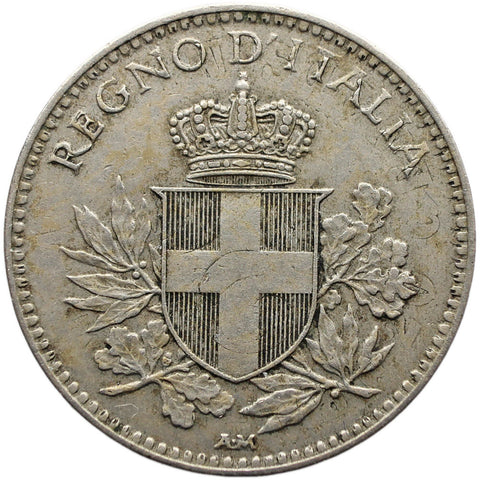 1918 20 Centesimi Italy Coin Vittorio Emanuele III
