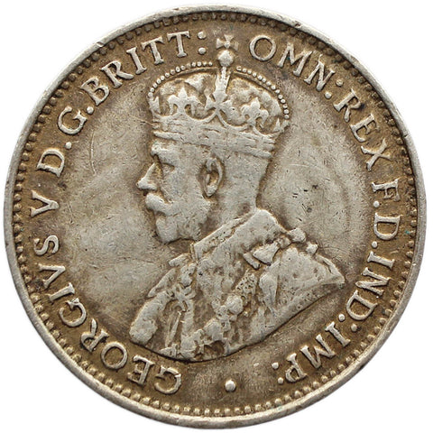 1912 3 Pence Australia Coin George V Silver
