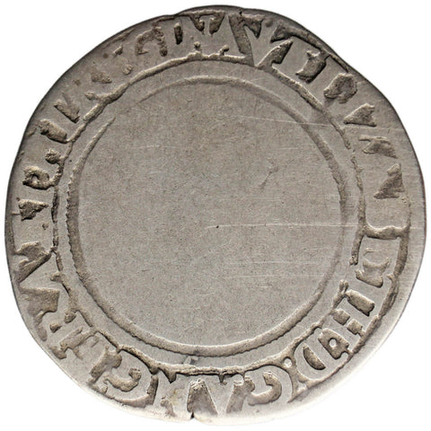 1562 Sixpence Elizabeth I Coin Silver England Pheon Mintmark 3rd issue