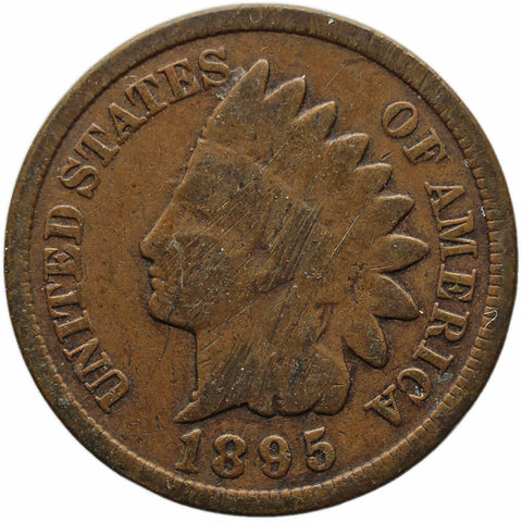 1895 One Cent US Coin Indian Head