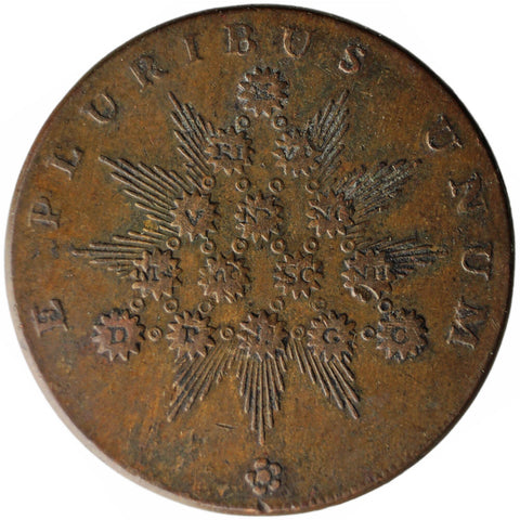 1792 Kentucky Token Colonial USA Coin Plain Edge Starry Pyramid