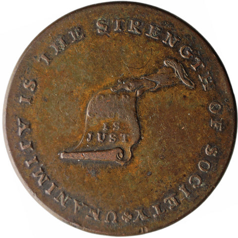 1792 Kentucky Token Colonial USA Coin Plain Edge Starry Pyramid