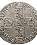 1711 Sixpence Queen Anne Silver Coin British United Kingdom