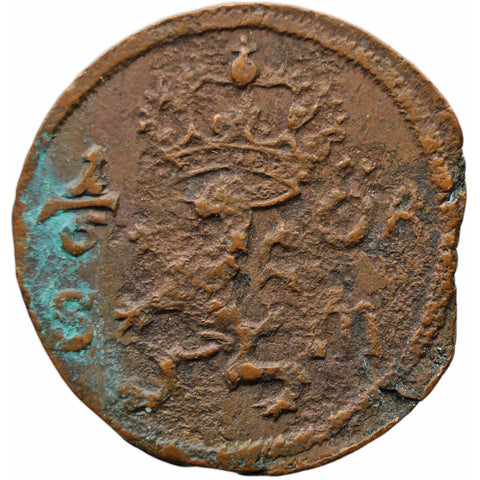 1666 1/6 Öre Sweden Coin Charles XI