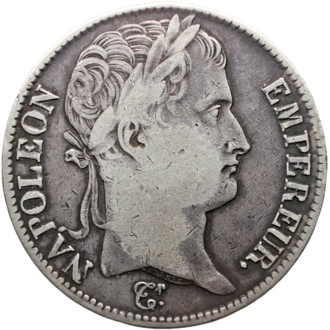 1811 T 5 Francs Napoleon I Coin France Silver Nantes Mint