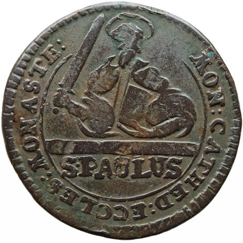 1753 3 Pfennige Münster Coin Cathedral chapter mint St.-Paulus