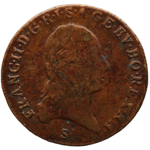 1800 S 1 Kreuzer Austria Habsburg Coin Franz II Schmöllnitz Mint