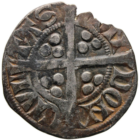 1282-1289 Edward I England Coin One Penny Silver London Mint Class 4d Sterling type