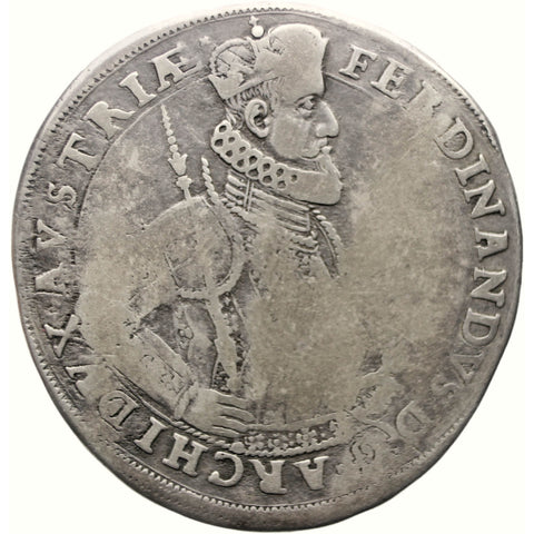 1617 1 Thaler Austria Duchy of Styria Graz Ferdinand II Coin Silver