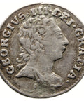 1786 1 Penny Maundy Coin George III UK Silver