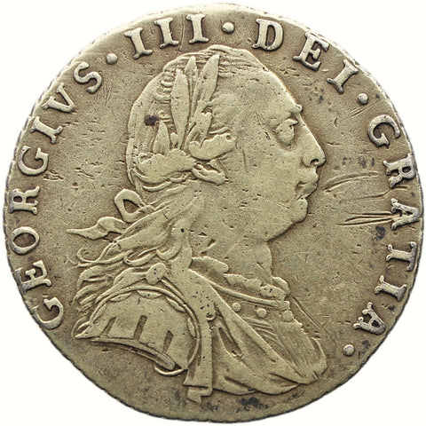 1787 Sixpence George III Coin UK Silver