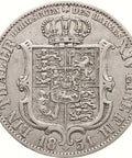 1851 B 1 Thaler Hannover Coin Germany Ernest Augustus Silver