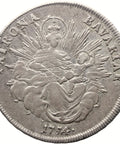 1754 Half Thaler Bavaria Germany Coin Maximilian III Joseph Silver
