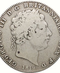 1819 Crown George III Coin UK Silver LIX