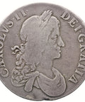1664 Crown Charles II Coin UK Silver