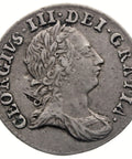 1763 3 Pence George III Coin Maundy UK Silver