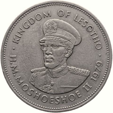 1979 1 Loti Lesotho Coin Moshoeshoe II