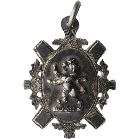 1903 Scotland 1st Prize for Cookery Award Medal Silver William Hair Haseler Silversmith Birmingham Hallmarks