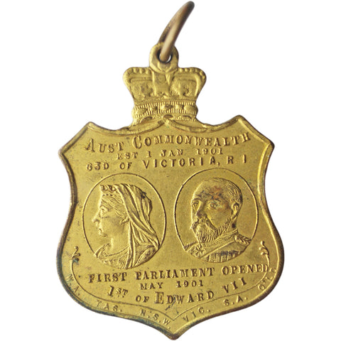1901 Opening of the First Federal Parliament Medal Victoria Australia