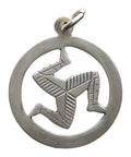 Isle of Man Silver Pendant Vintage