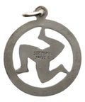 Isle of Man Silver Pendant Vintage