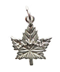 Maple Leaf Canada Vintage Pendant Sterling Silver