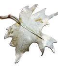 Maple Leaf Silver Pendant Vintage Canada