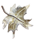 Maple Leaf Silver Pendant Vintage Canada