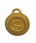 Medallion Virgin Mary Religion Pendant