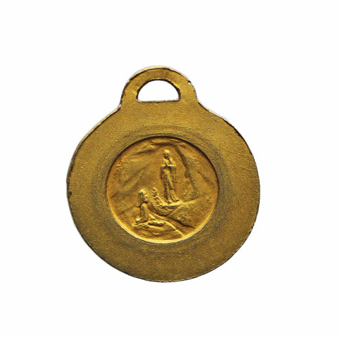 Medallion Virgin Mary Religion Pendant