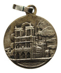 Notre - Dame de Paris Medallion Pendant Religious Vintage Medal
