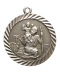 Pendant Vintage St Christopher Silver